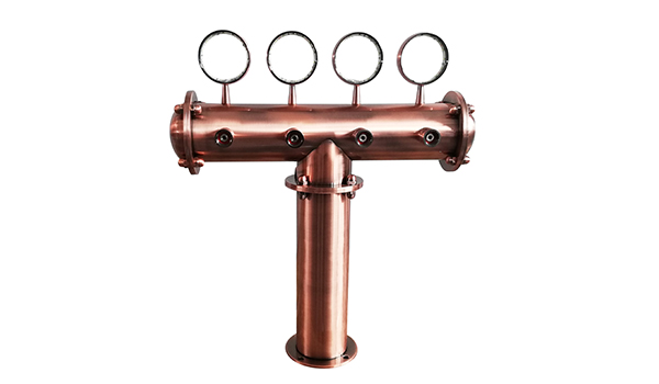 T type regular beer tower  1202-4BL 102OD