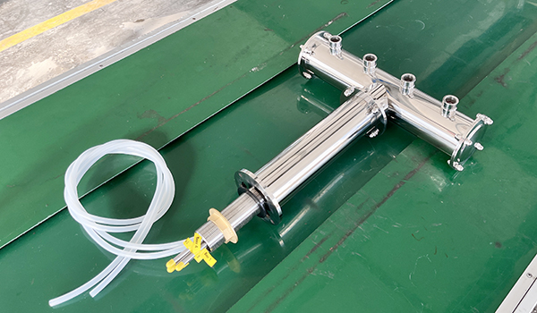 T type flat beer tower with flange   1206-4L